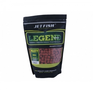Jet Fish Legend Range - Pelety 1kg - 12mm - broskev po minimální době spotřeby